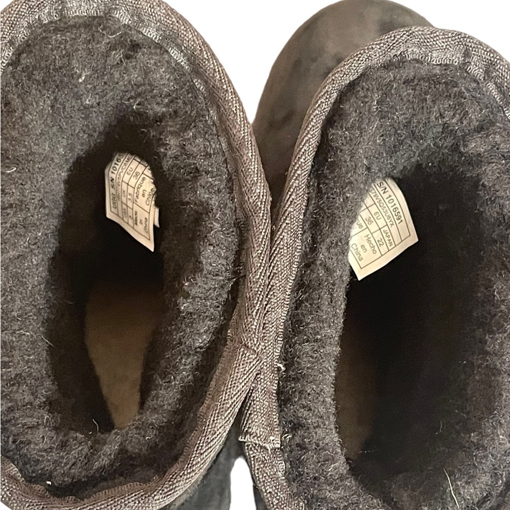 UGG Australia Celvin Black water-resistant
Suede Shearling boots 1016591 size 5 - Picture 14 of 15